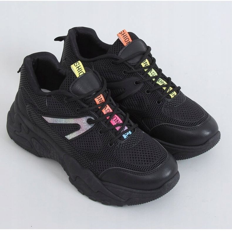 Scarpe sportive da donna nere BM-590 Allblack nero 1