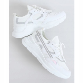 Scarpe sportive bianche B0-560 Bianco bianca 1