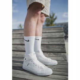 Sneakers Alte Da Uomo Big Star Bianche Y174024 bianco 2