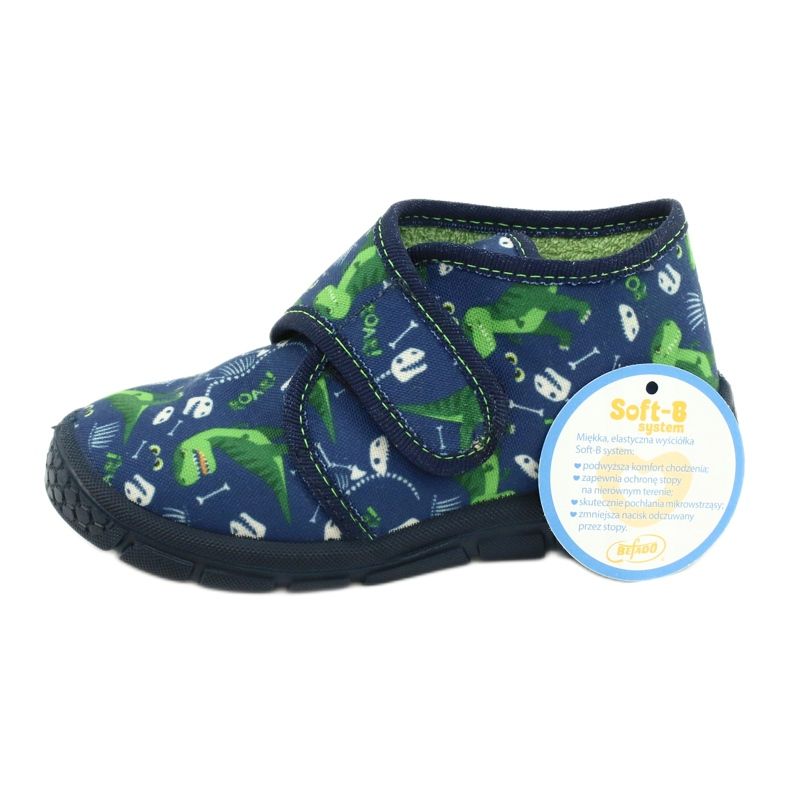 Scarpe per bambini Befado 538P037 bianca blu navy verde 6