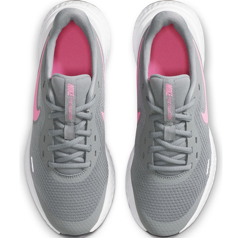 Nike Revolution 5 scarpe da corsa grigio-rosa BQ5671 015 1