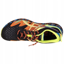Asics Gel-Noosa Tri 12 M 1011B277-005 scarpe nero blu arancia giallo 2