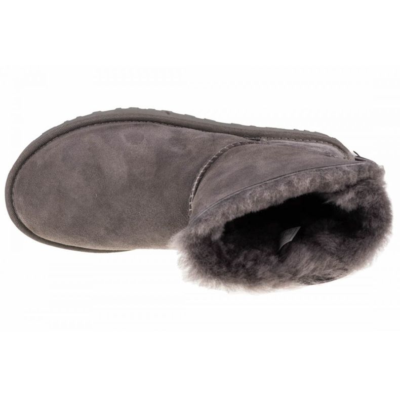 Ugg Mini Bailey Bow Ii W 1016501-GRIGIO scarpe nero 2