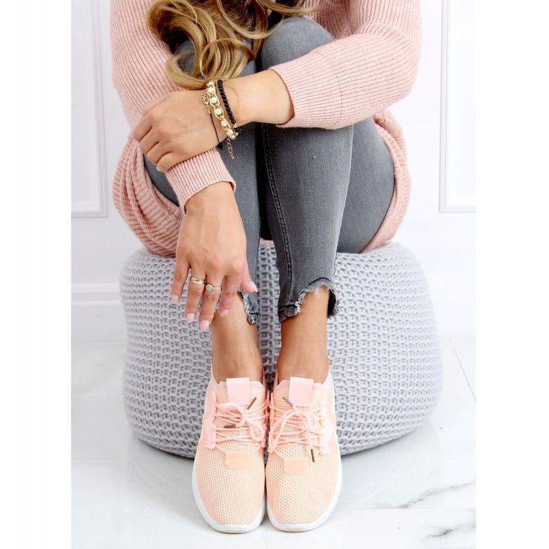 Scarpe sportive da donna rosa B0-70 Pink 1