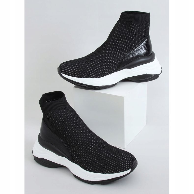 Nero HQ209 Calze nere scarpe sportive 1