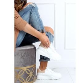 Sneakers da donna bianche VL124P Beige bianca 3