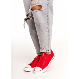 Sneakers basse da donna Big Star Rosse DD274339 rosso 2