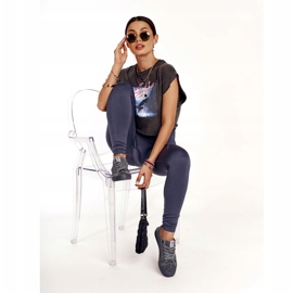 Sneakers Donna Big Star Grigio Scuro DD274440 2