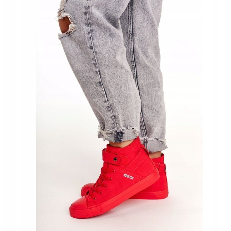 Sneakers Donna Big Star Rosse FF274580 rosso 1