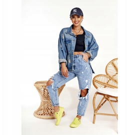 Sneakers da donna Big Star Lime AA274012 giallo 2