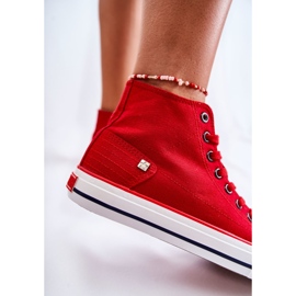 Sneakers Donna Big Star Alta Rosso DD274334 1