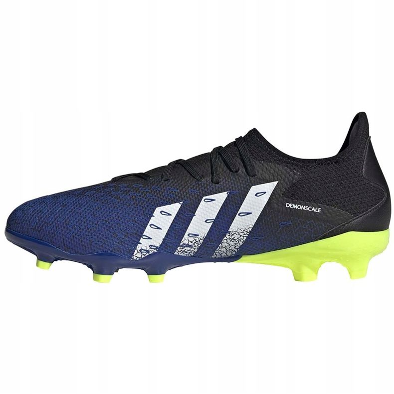 Scarpe calcio adidas Predator Freak.3 L Fg navy blu-nero-verde FY0615 1