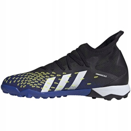 Scarpe calcio adidas Predator Freak.3 Tf nere e blu FY0623 nero nero 1