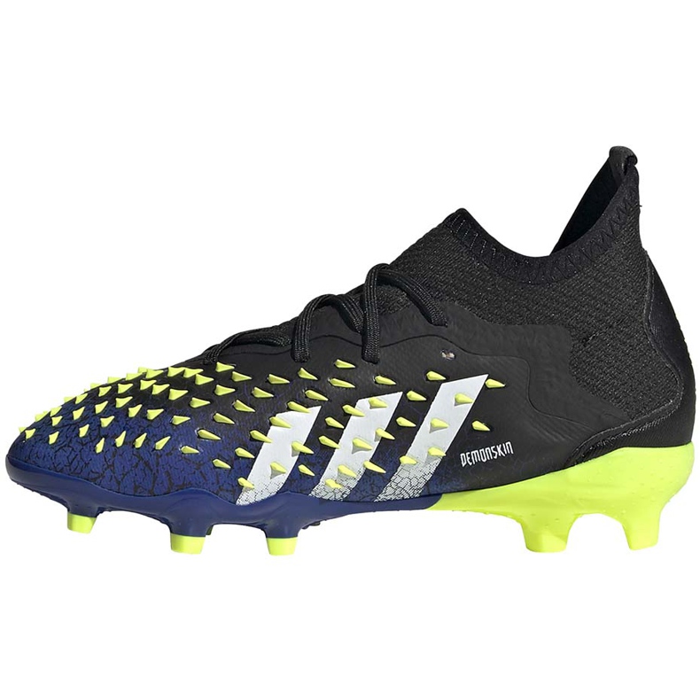 Scarpe calcio adidas Predator Freak.1 Fg Junior nero-navy-verde FY0744 2