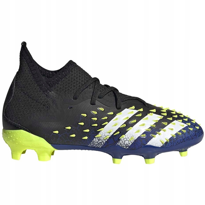 Scarpe calcio adidas Predator Freak.1 Fg Junior nero-navy-verde FY0744 1