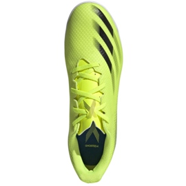 Scarpe da calcio Adidas X Ghosted.4 In M FW6906 bianco, giallo neon verde 2