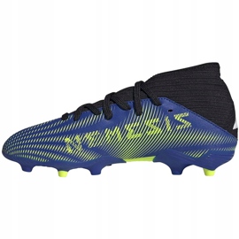 Scarpe calcio Adidas Nemeziz.3 Fg Junior blu-verde FY0817 1