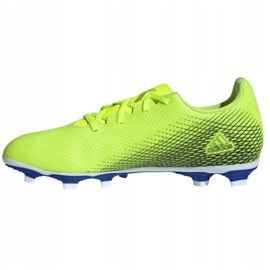 Scarpe da calcio Adidas X Ghosted.4 FxG M FW6953 multicolore verde 1