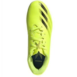 Scarpe da calcio Adidas X Ghosted.4 FxG Jr FW6933 multicolore giallo 2