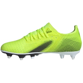 Scarpe da calcio Adidas X Ghosted.3 Sg M FW6957 multicolore giallo 1