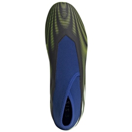 Scarpe da calcio Adidas Nemeziz.3 Ll Fg M FW7411 bianco, nero, blu, giallo nero 2