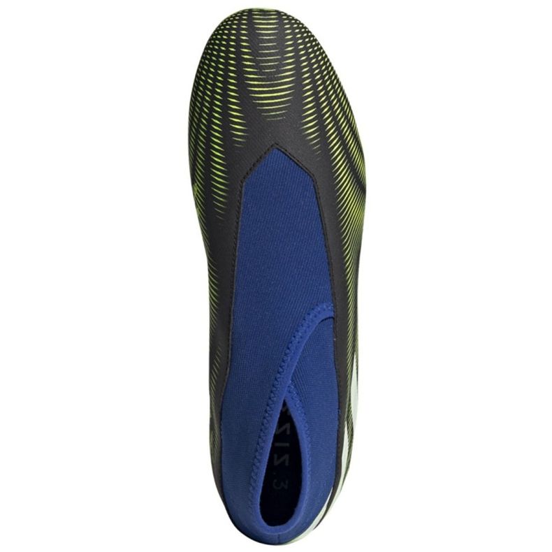Scarpe da calcio Adidas Nemeziz.3 Ll Fg M FW7411 bianco, nero, blu, giallo nero 2