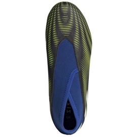 Scarpe da calcio Adidas Nemeziz.3 Ll Fg Jr FY0819 bianco, nero, blu, giallo nero 2