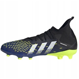 Scarpe da calcio Adidas Predator Freak.3 Fg M FY0610 bianco, nero, reale nero 1