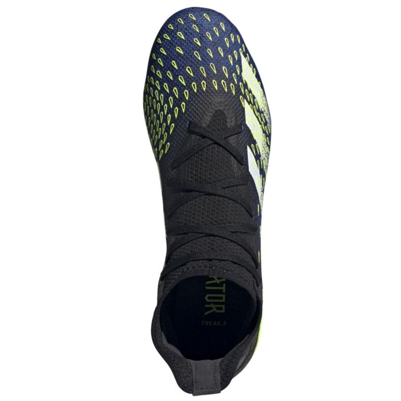 Scarpe da calcio Adidas Predator Freak.3 Fg M FY0610 bianco, nero, reale nero 2