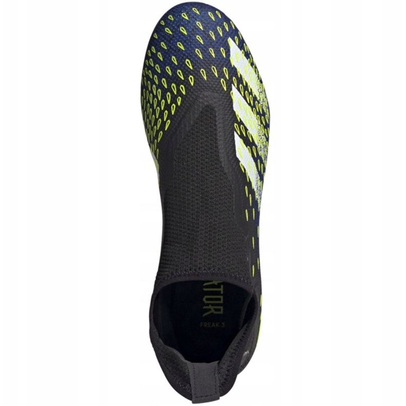 Scarpe da calcio Adidas Predator Freak.3 Ll Fg M FY0617 bianco, nero, reale nero 2