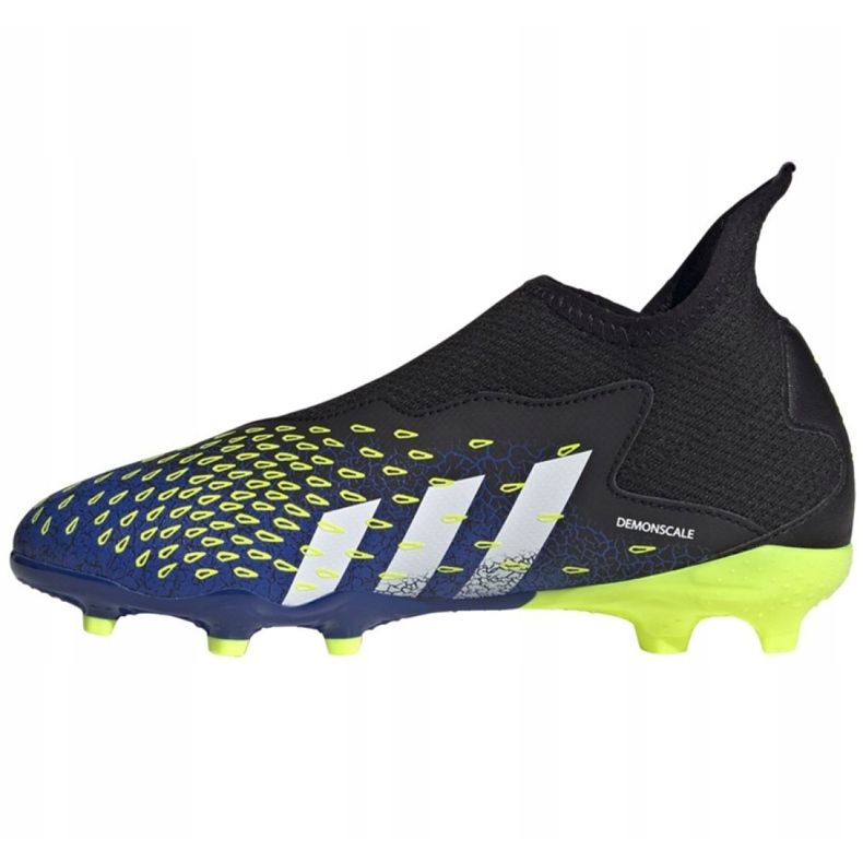 Scarpe da calcio Adidas Predator Freak.3 Ll Fg Jr FY0618 bianco, nero, reale nero 1
