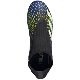 Scarpe da calcio Adidas Predator Freak.3 Ll Fg Jr FY0618 bianco, nero, reale nero 2