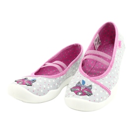 Scarpe per bambini Befado 116X285 rosa grigio 3