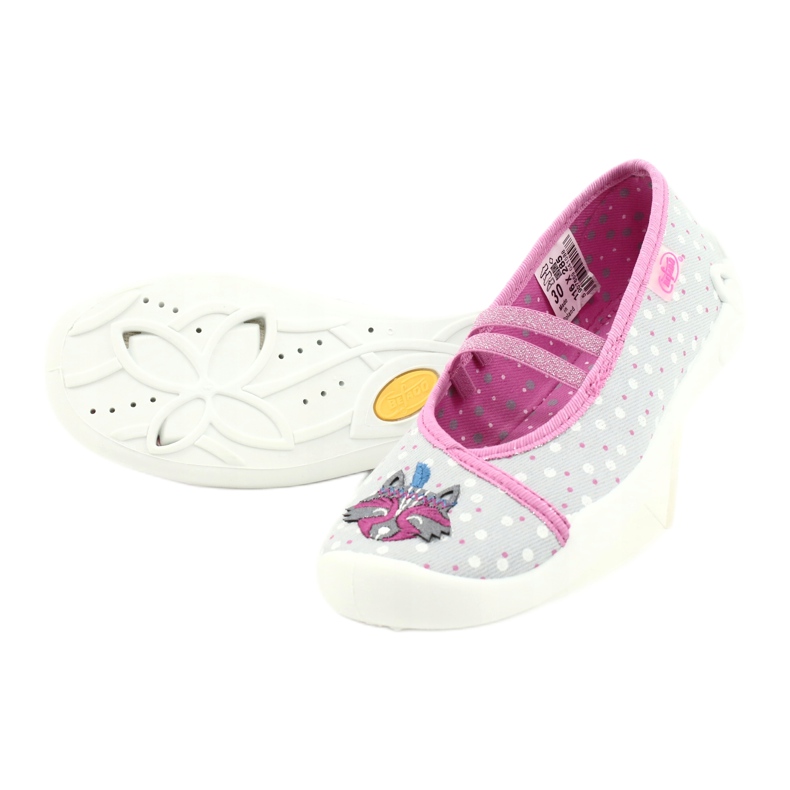 Scarpe per bambini Befado 116X285 rosa grigio 4
