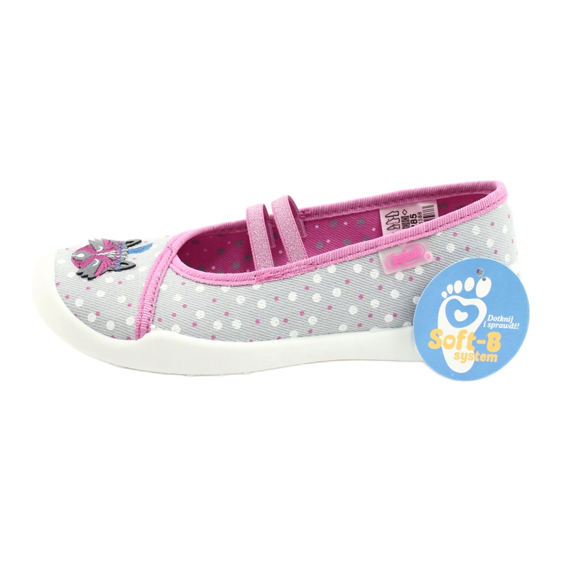 Scarpe per bambini Befado 116X285 rosa grigio 6