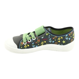 Scarpe per bambini Befado 251Y164 grigio multicolore verde 2
