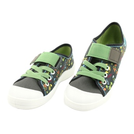 Scarpe per bambini Befado 251Y164 grigio multicolore verde 3