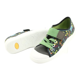 Scarpe per bambini Befado 251Y164 grigio multicolore verde 4