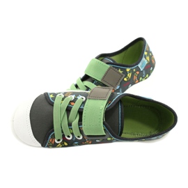 Scarpe per bambini Befado 251Y164 grigio multicolore verde 5