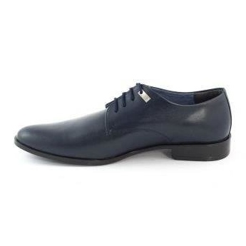 Scarpe da uomo formali 090 blu navy 1