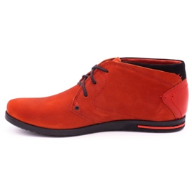 Polbut Scarpe da uomo in pelle C37SW rosse rosso 1
