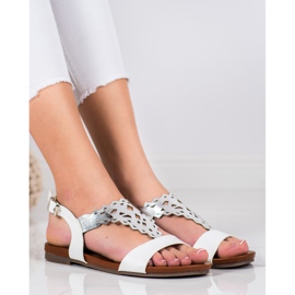 Kylie Sandali bassi alla moda bianco 2