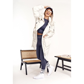 Sneakers Alte Donna Big Star FF274241 Bianco 2