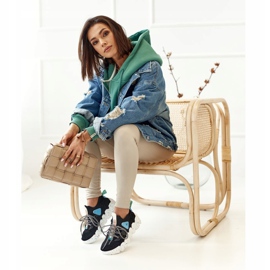 PS1 Calze sportive da donna nere Fashion Pioneer nero blu 2