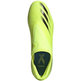 Scarpe da calcio Adidas X Ghosted.3 Ll Fg giallo-nero FW6969 1