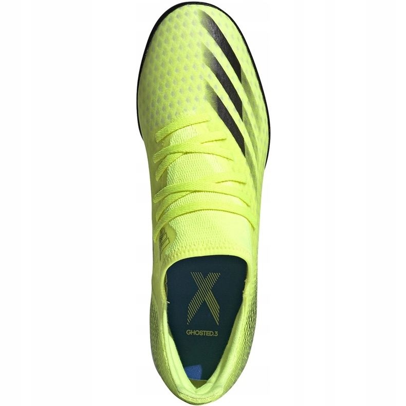 Scarpe da calcio Adidas X Ghosted.3 Tf giallo-nero FW6944 1