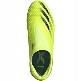 Scarpe calcio Adidas X Ghosted.3 Ll Fg Junior giallo-nero FW6978 1