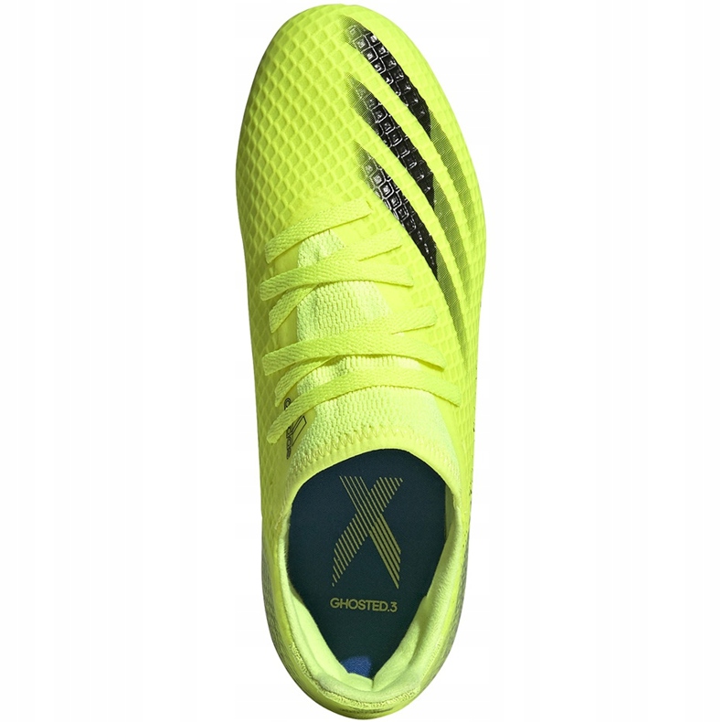 Scarpe calcio Adidas X Ghosted.3 Fg Junior giallo-nero FW6934 1