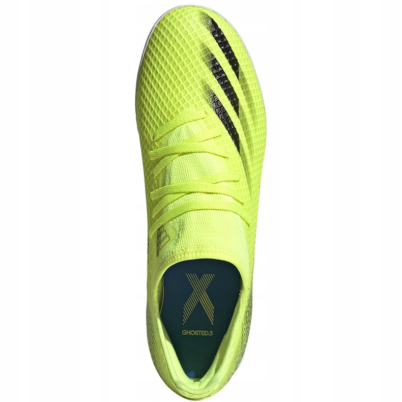 Scarpe da calcio Adidas X Ghosted.3 In giallo-nero-bianco FW6937 1