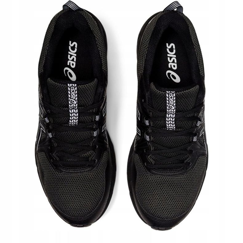 Asics Gel-Venture 8 M 1011A824 006 scarpe da corsa nero verde 1